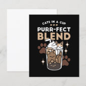 Gesponnen-fect Blend: Koffieontwerp voor Kat & Kof (Voorkant / Achterkant)