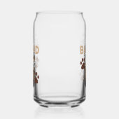 Gesponnen-fect Blend: Koffieontwerp voor Kat & Kof Blikvorm Glas (Rechts)