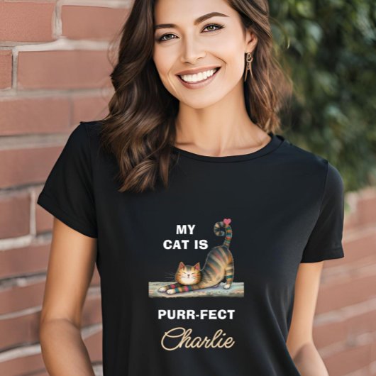 GESPONNEN-FECT CAT HARTNAAM T-SHIRT