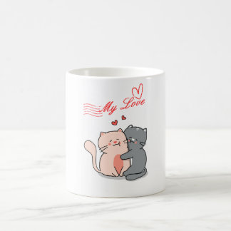 Gesponnen-fect Liefde: Kat-Themd Koffie Mok