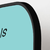 Gesponnen-fect Pals Gepersonaliseerde Cat Lover's Pickleball Paddle (Links Detail)