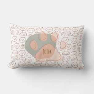Gesponnen-fectly gepersonaliseerd kattenkussen kussen