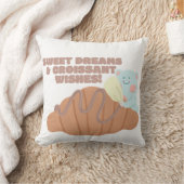 Gesponnen-fectly gepersonaliseerde croissant kusse kussen (Deken)