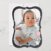 Gesponnen-fectly One: Cat Theme 1st Verjaardagsfee Kaart (Achterkant)