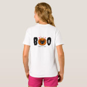Gesponnen-fectly Spooky Boo-day Cat Halloween Verj T-shirt (Achterkant volledig)