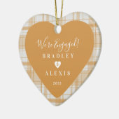 Gesponnen Gold Photo Ceramic Ornament (Links)