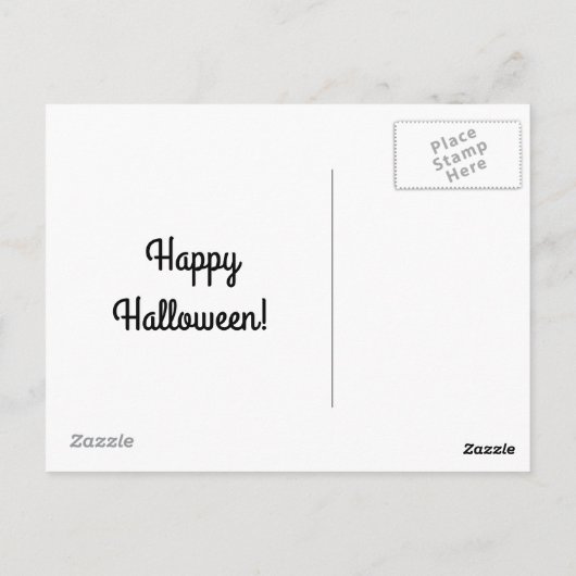 Gesponnen kat briefkaart (Achterkant)