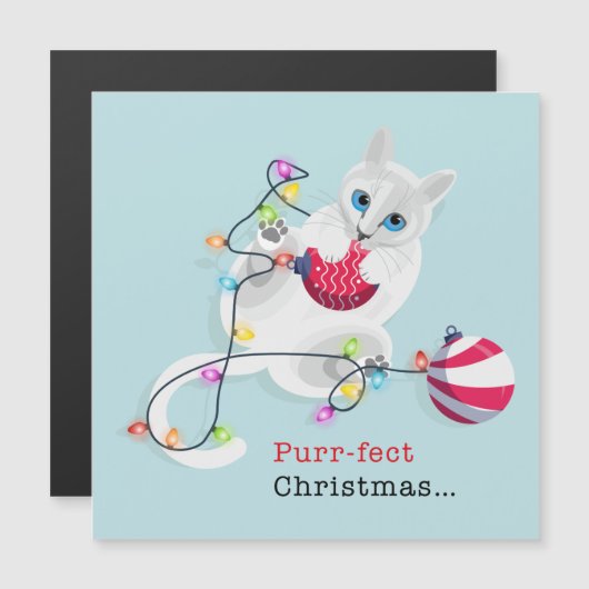 Gesponnen kerstkaart (Voorkant / Achterkant)