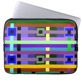 Gesponnen laptophoes laptop sleeve