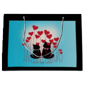 Gesponnen Liefde - Cadeautas - Ballonveld (Voorkant)