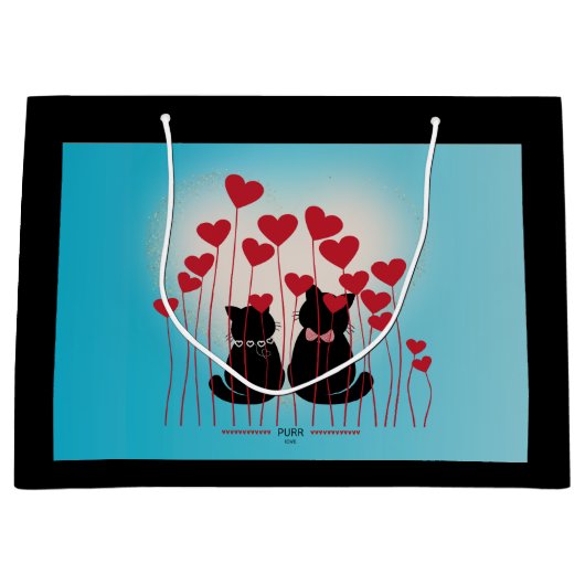 Gesponnen Liefde - Cadeautas - Ballonveld (Voorkant)