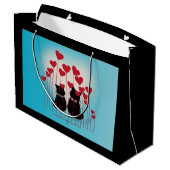 Gesponnen Liefde - Cadeautas - Ballonveld (Achterkant Gekanteld)