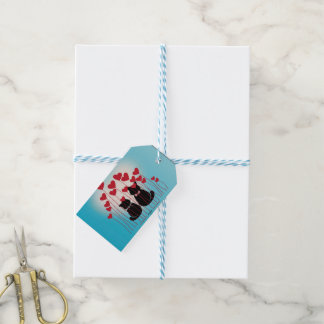 Gesponnen Liefde - Cadeautas - Ballonveld Cadeaulabel
