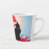 Gesponnen Liefde - Kat Valentijn Ballonnen - Cadea Latte Mok (Rechts)