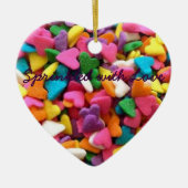 Gesponnen met liefdessuiker Ornament met hoofdbedr (Voorkant)