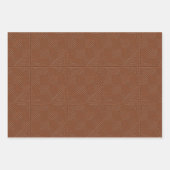 Gesponnen modderdoek geïnspireerd op aarde inpakpapier vel (Voorkant 3)