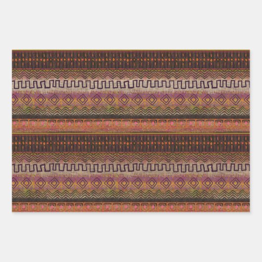 Gesponnen modderdoek geïnspireerd op aarde inpakpapier vel (Voorkant 2)