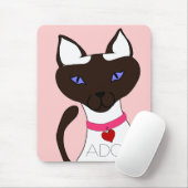 Gesponnen Moira ADOPT Pink Mousepad Muismat (Met muis)