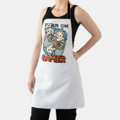 Gesponnen op Gamer - Schattige Cat Gaming Design Schort (Insitu)