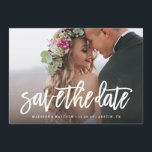 Gesponnen sparen de Bekleding van de Datum Save The Date<br><div class="desc">Gefeliciteerd met je verloving! Sparen de aankondigingen van de Datum zijn de eerste grote stap in het trouwplanningsproces! Herinner me, zal uw sparen de datumaankondiging de toon voor uw grote dag plaatsen, zeker zijn om gasten met een onvergeeflijk ontwerp en een blik in te drukken wat te komen is! Dit...</div>