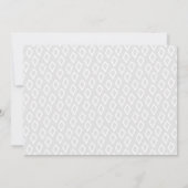 Gesponnen sparen de Bekleding van de Datum Save The Date (Achterkant)