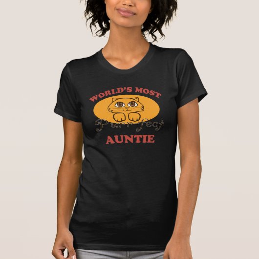 Gesponnen tante t-shirt (Voorkant)