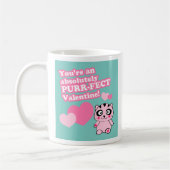 Gesponnen Valentijn Cute Cat Valentijn Koffiemok (Links)