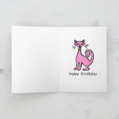 Gesponnen vogeldag kaart (Binnen)