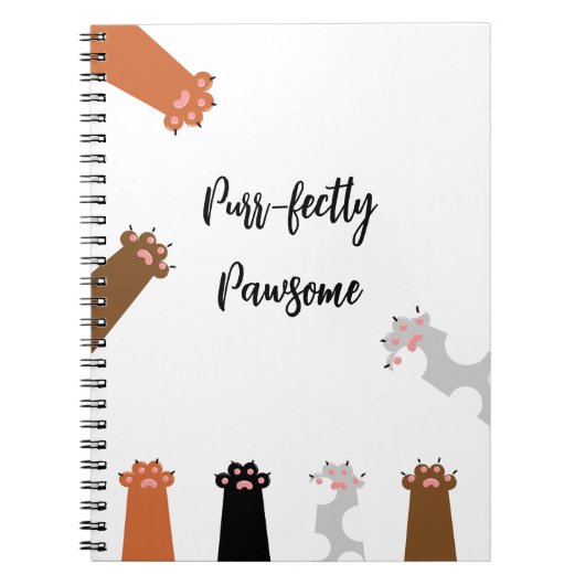 Gesponnen-vriend spiraalfoto Notitieboek (Voorkant)