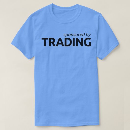 Gesponsord door de effectenbeurs t-shirt (Design voorkant)