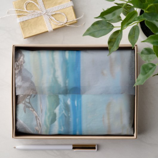 Gespot Chihuahua Beach Bliss Decoupage Tissuepapier (Geschenk)