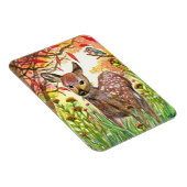 Gespot hert en kleine vogel magneet (Rechterzijde)