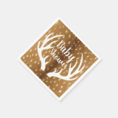 Gespot herten Bont Fawn & White Antlers Servetten (Hoek)