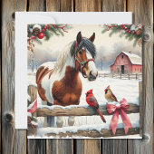 Gespot Pinto Paard en Kardinalen Gepersonaliseerd