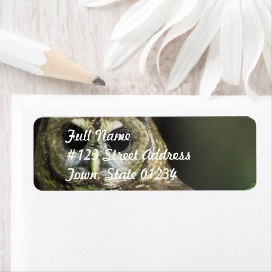 Gespot Uil Mailing Label (Insitu)