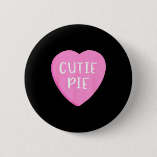 Gesprek Candy Hart Cutie Pie Valentijnsdag Ronde Button 5,7 Cm