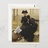 Gesprek door Vittorio Matteo Corcos Briefkaart (Voorkant / Achterkant)