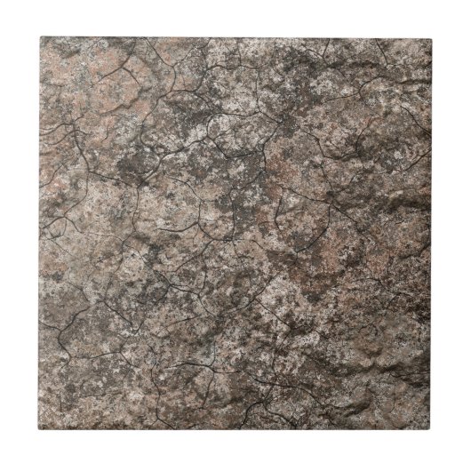 Gesprek droge grond vloerstructuur achtergrond was tegeltje (Voorkant)