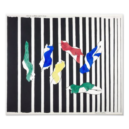 Gesprek | Francis Picabia | Foto Afdruk (Voorkant)