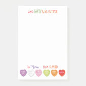 Gesprek Gepersonaliseerde Post het Nota's Post-it® Notes (Voorkant)