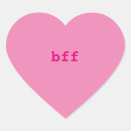 Gesprek hart Stickers, BFF Sticker