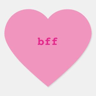 Gesprek hart Stickers, BFF Sticker