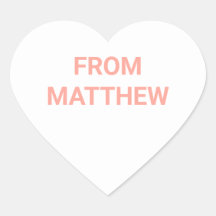 Gesprek Hart Valentijnsdag Stickers