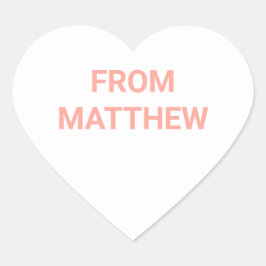 Gesprek Hart Valentijnsdag Stickers