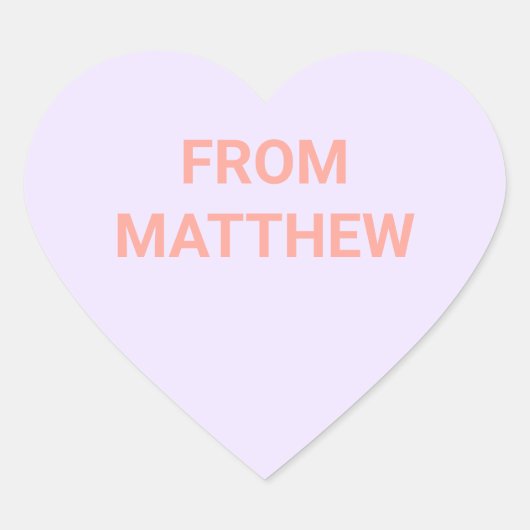 Gesprek Hart Valentijnsdag Stickers (Voorkant)