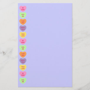 Gesprek Harten Snoep Valentijns Briefpapier