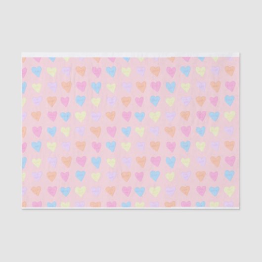 Gesprek harten weefsel papier (Voorkant)