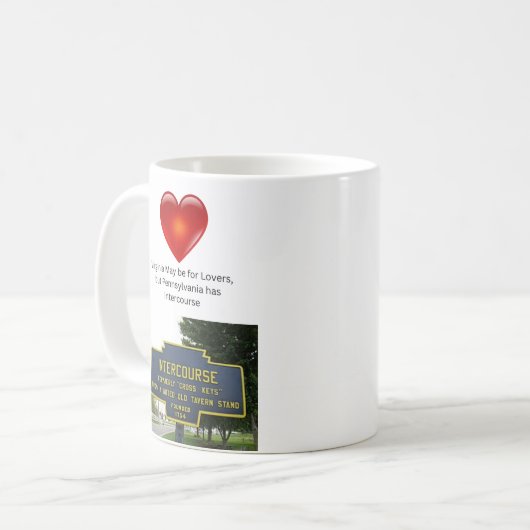 Gesprek/Liefhebbers Koffiemok (Voorkant links)