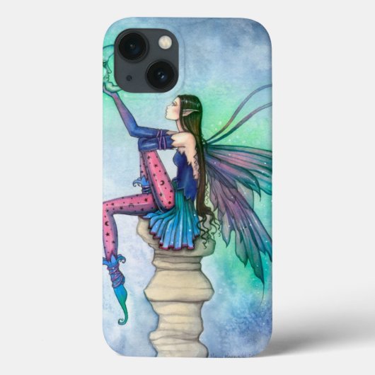 Gesprek met de Maanfee Fantasie Kunst Case-Mate iPhone Case (Achterkant)