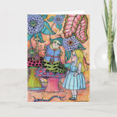 Gesprek met een rups kaart (Voorkant)